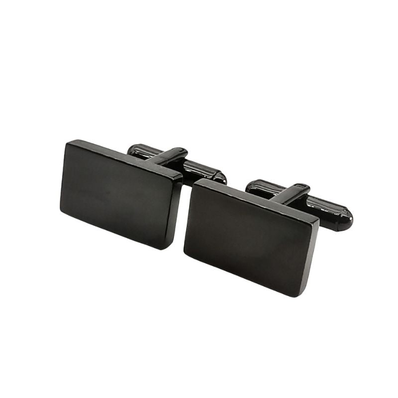 Black Keyring & Cuff Link Set