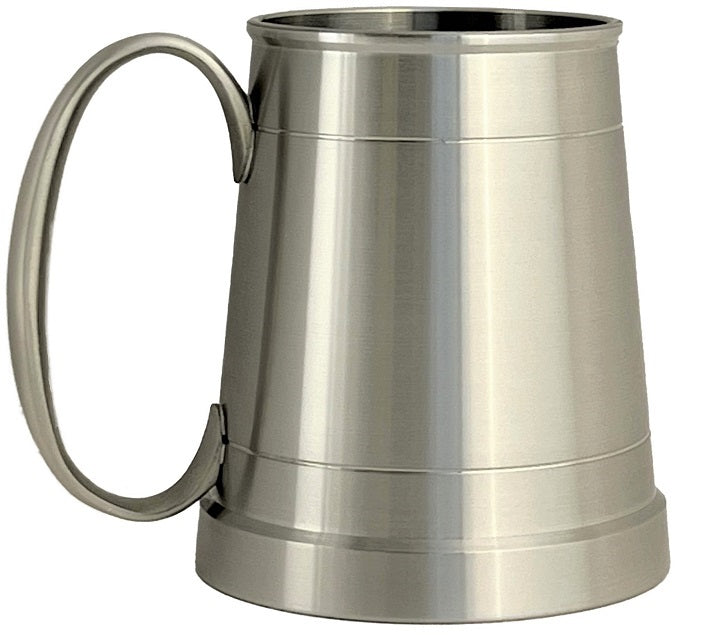 PEWTER TANKER - CHARLES 10oz
