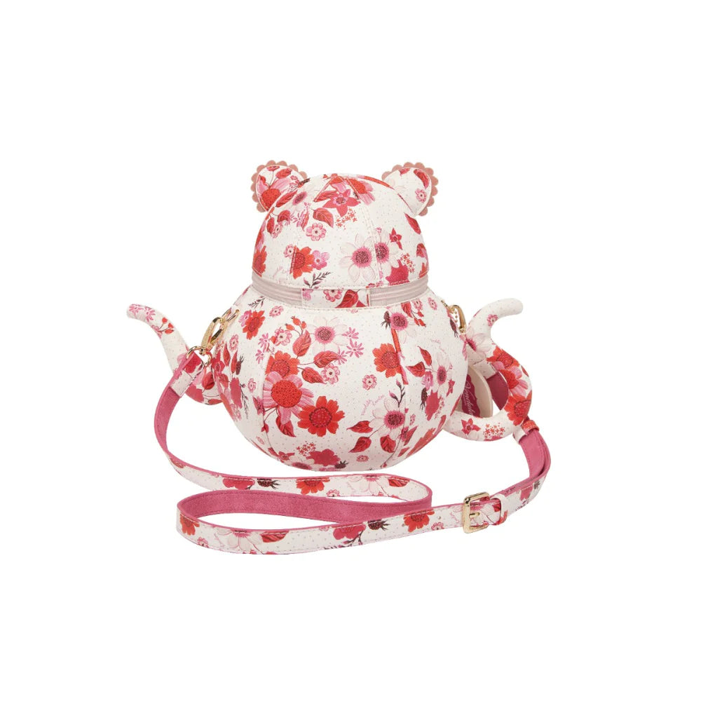Perfectly Pink Afternoon Tea Bus Kitty Teapot | Vendula London