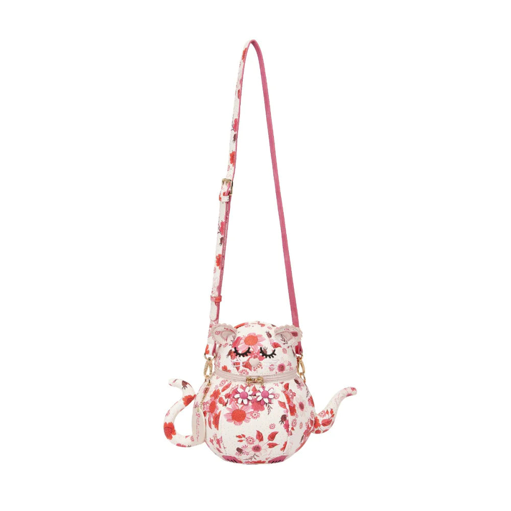 Perfectly Pink Afternoon Tea Bus Kitty Teapot | Vendula London