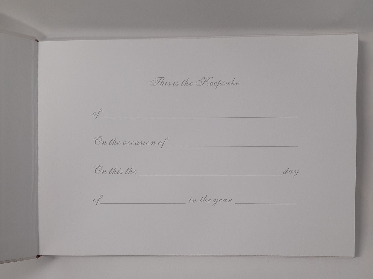 Christening Guest Boook