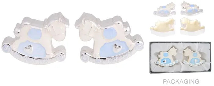 Baby Boy 1st Tooth & Curl Box (set of 2)