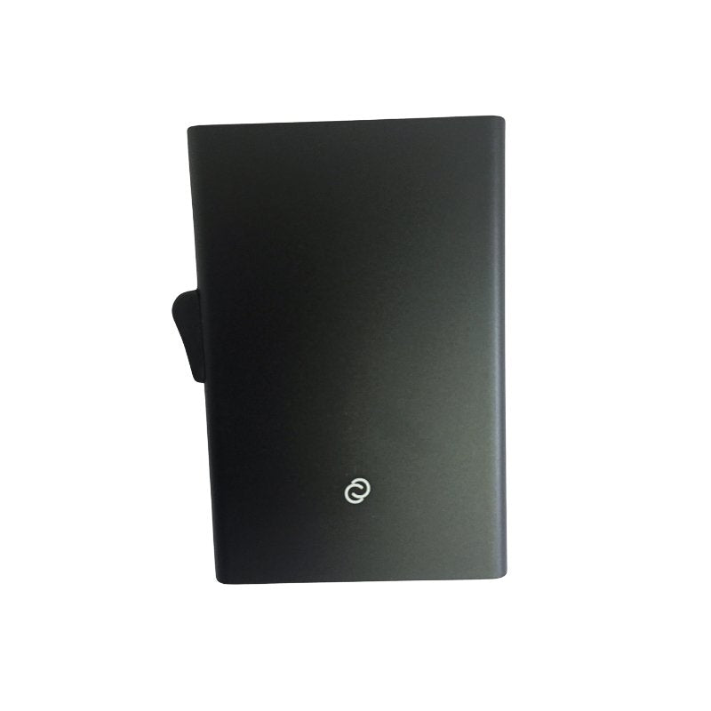 RFID C-Secure Cardholder Aluminium-Black