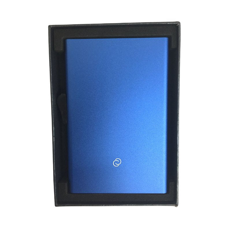 RFID C-Secure Cardholder Aluminium-Blue
