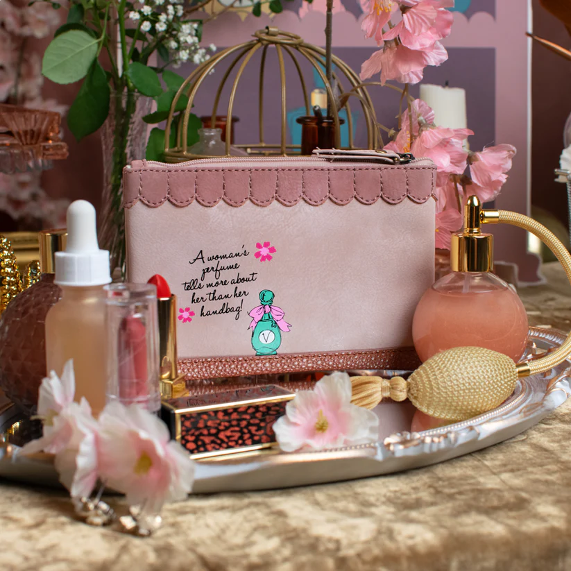 Vendula Perfumery | Blush Edition Zipper Key Coin Purse | Vendula London