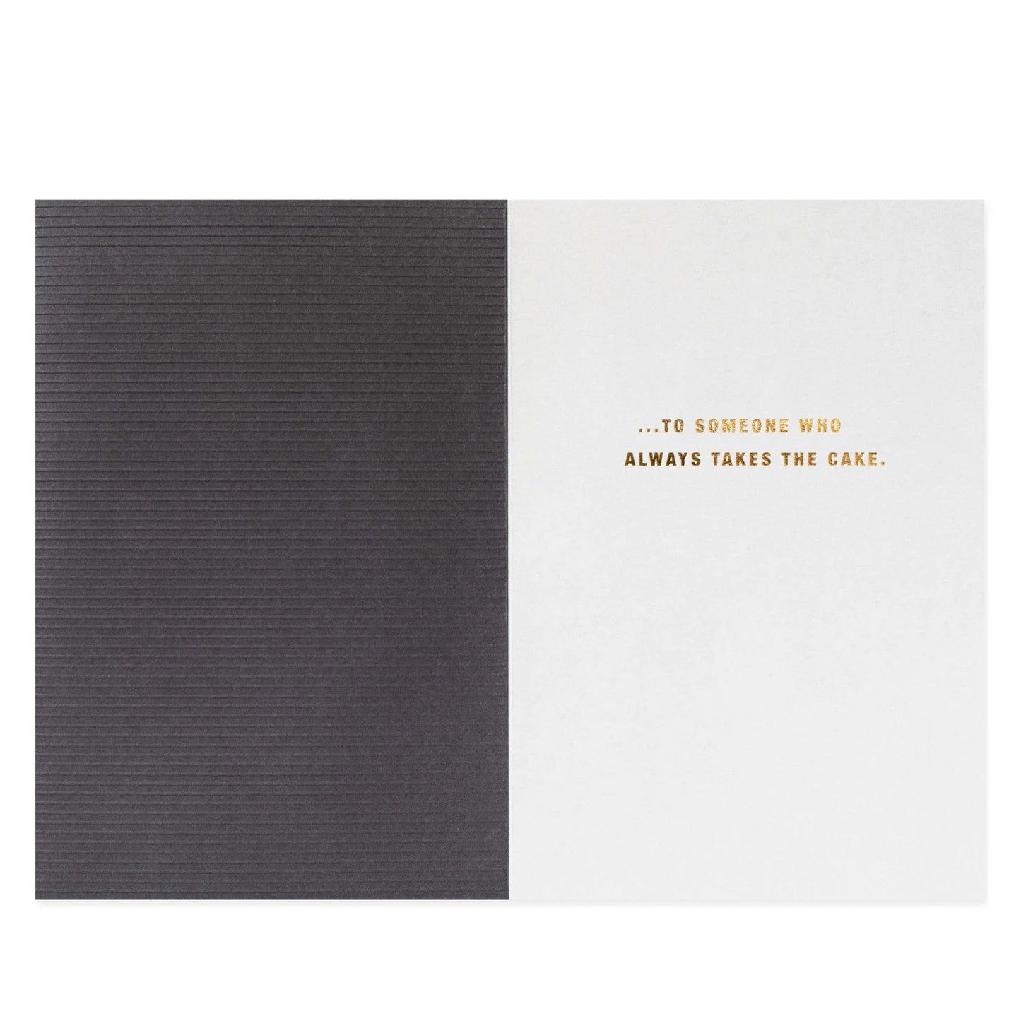Signature Birthday Card - Takes The Cake | Hallmark