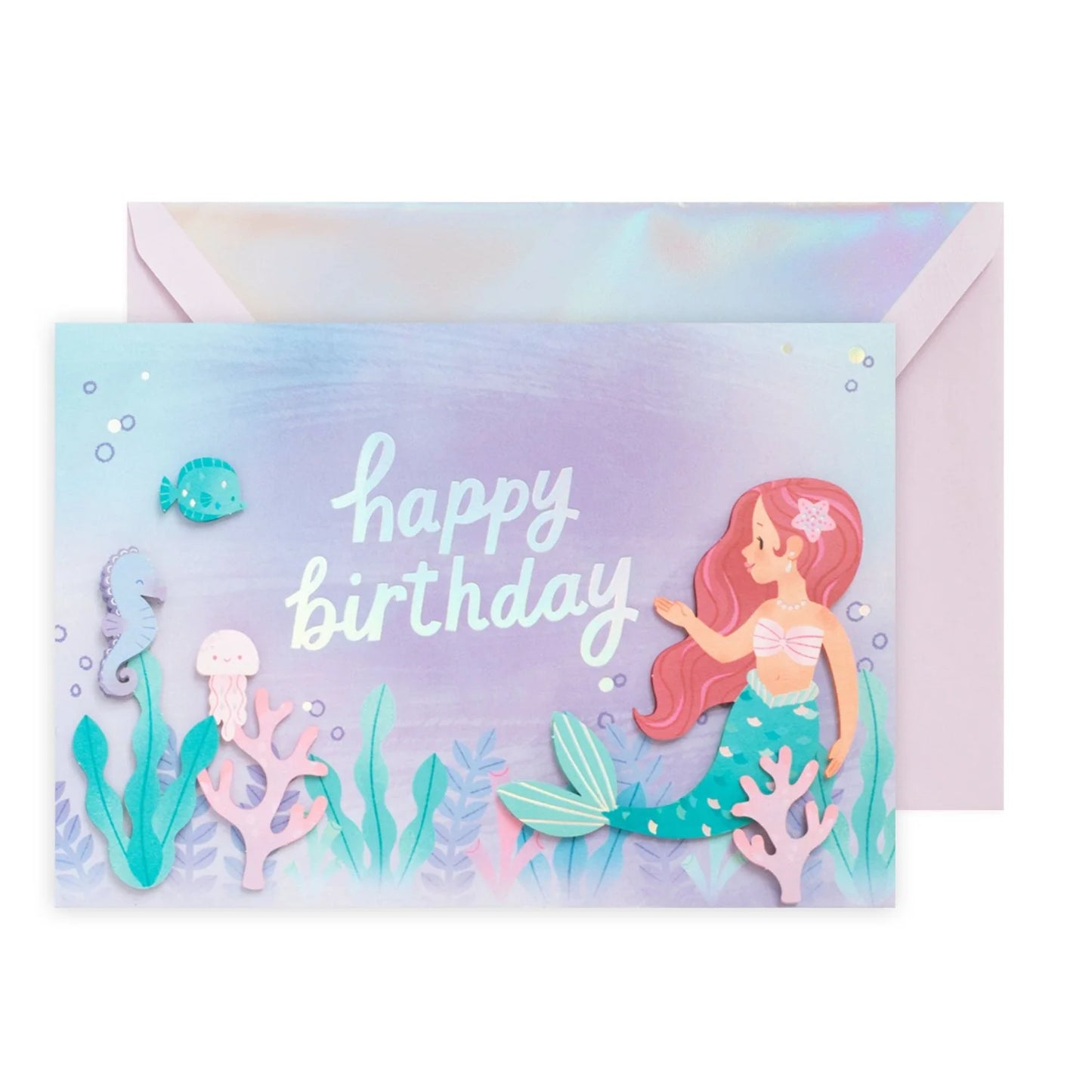 Signature Birthday Card - Mermaid & Friends | Hallmark