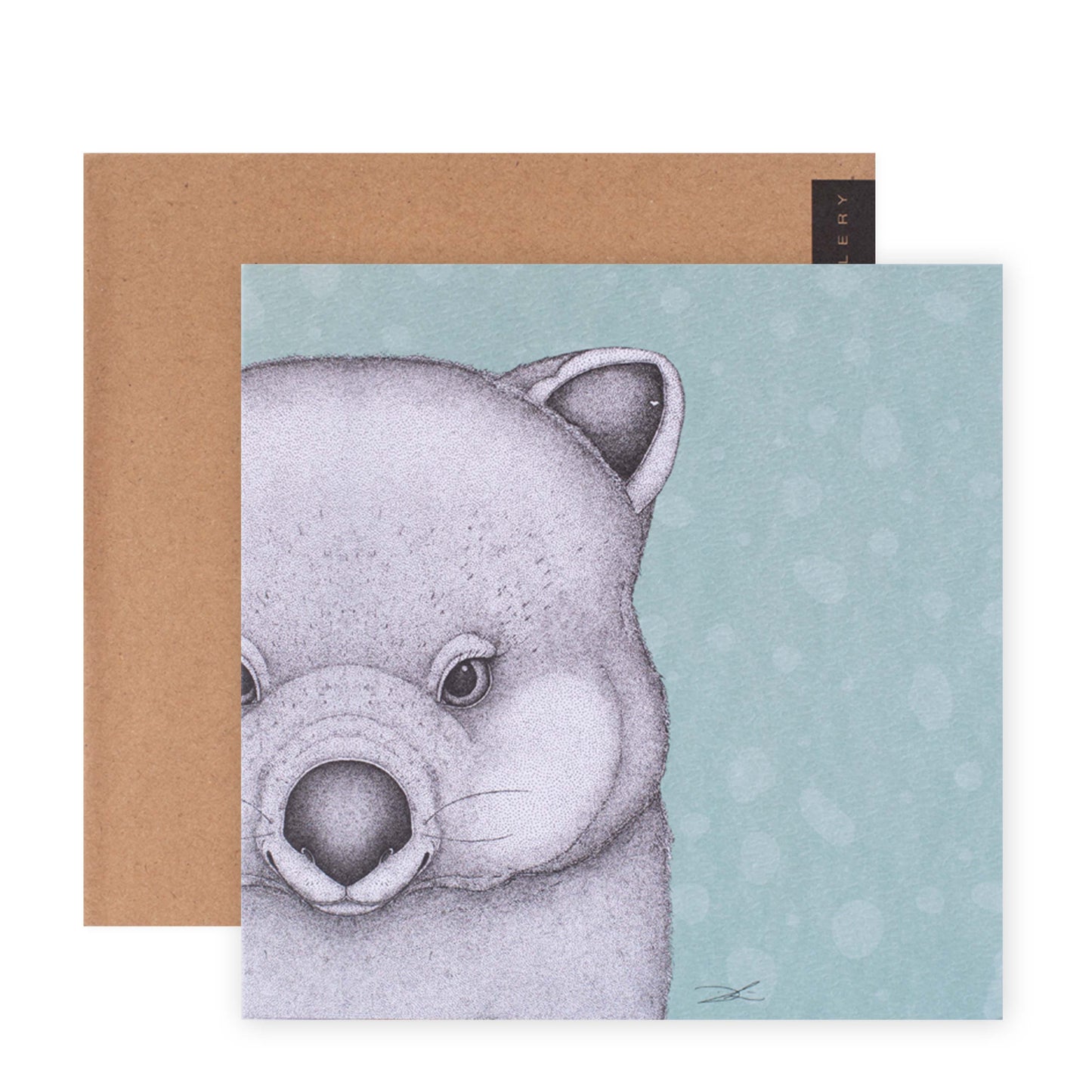 Dots by Donna Gallery Blank Greeting Card - Walter The Wombat | Hallmark
