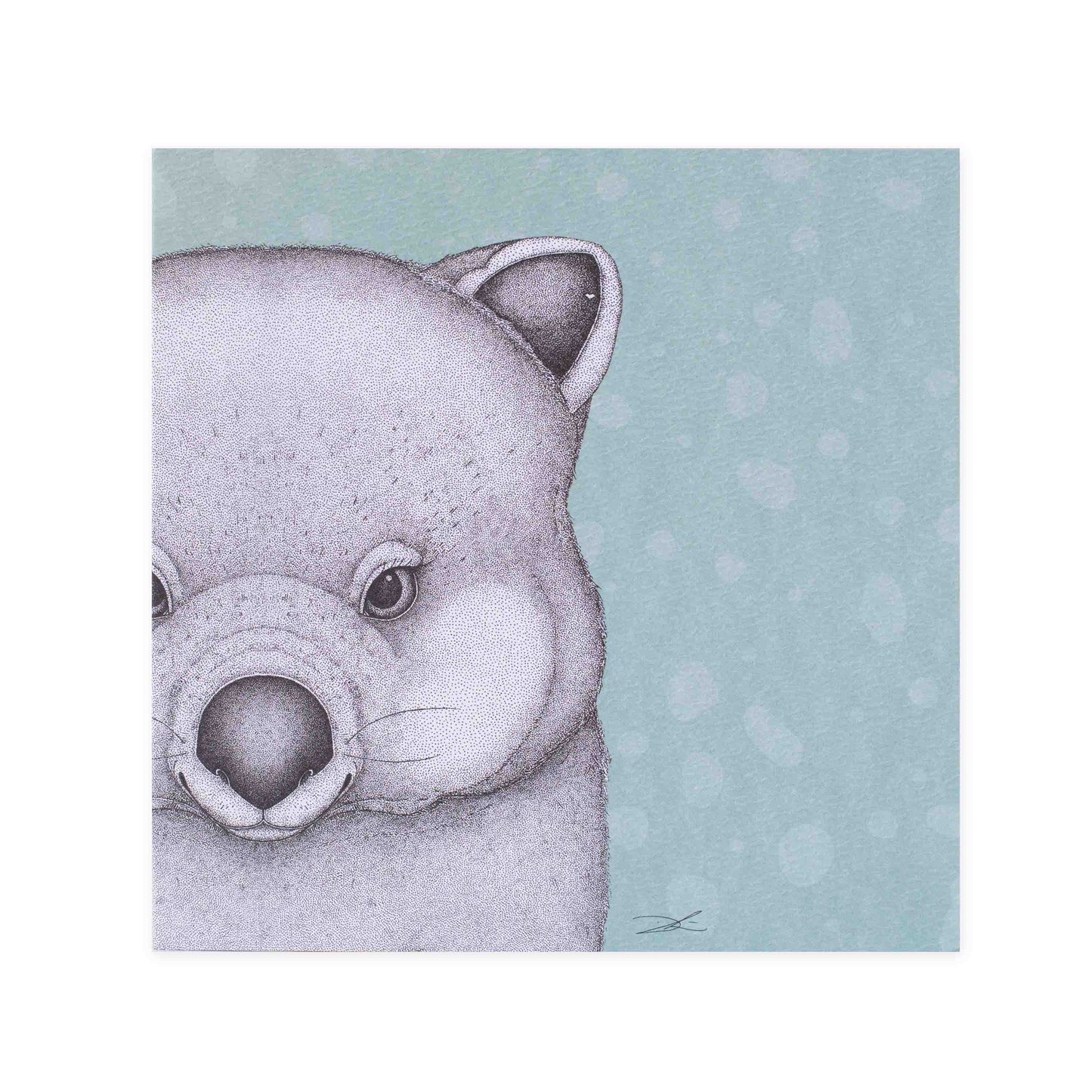 Dots by Donna Gallery Blank Greeting Card - Walter The Wombat | Hallmark
