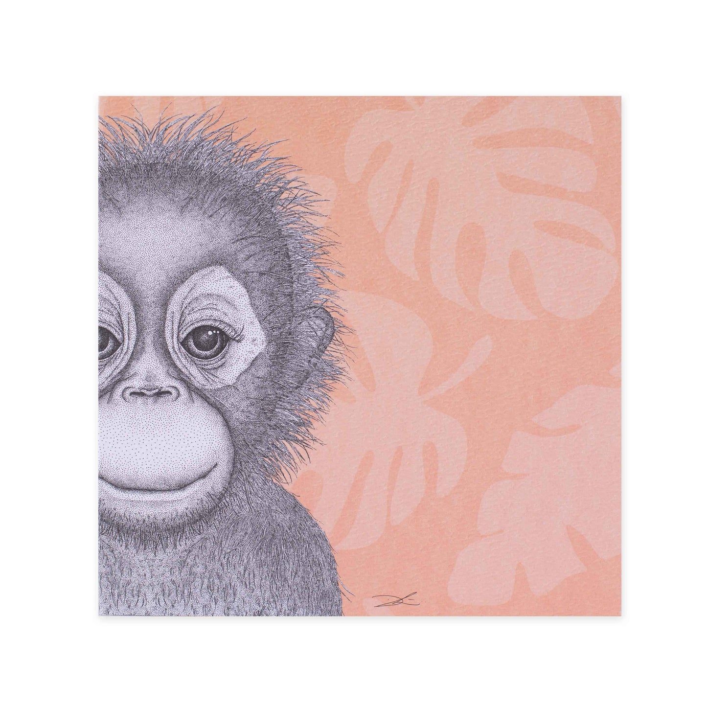 Dots by Donna Gallery Blank Greeting Card - Ollie The Orangutan | Hallmark