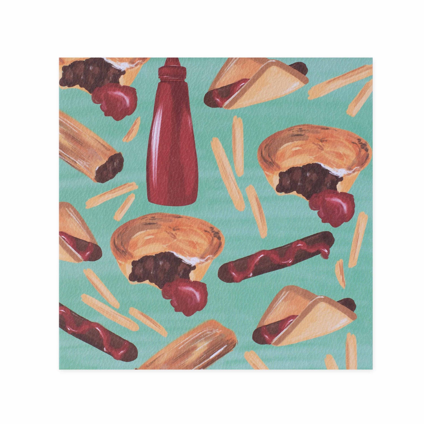 Christie Williams Gallery Blank Greeting Card - Footy Food | Hallmark