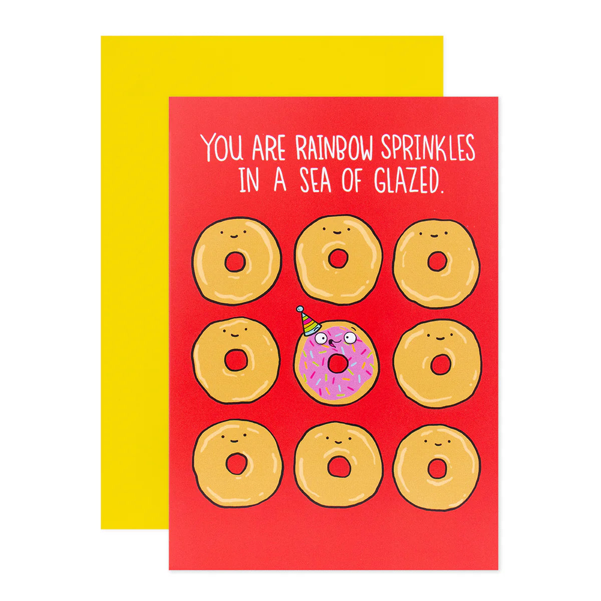 Shoebox Birthday Card - Rainbow Sprinkles | Hallmark
