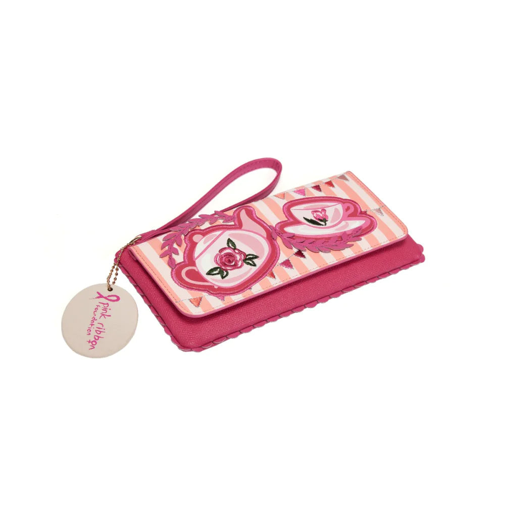 Perfectly Pink Afternoon Tea Bus Bellamy Wallet | Vendula London