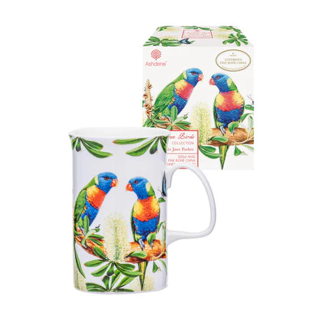 Australian Birds Rainbow Lorikeets Mug