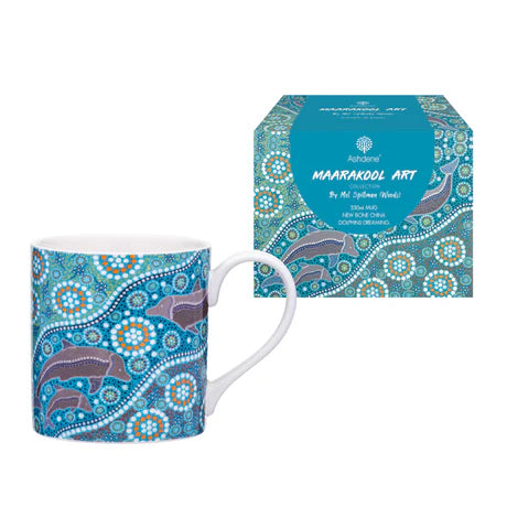 Maarakool Art Dolphins Dreaming Mug