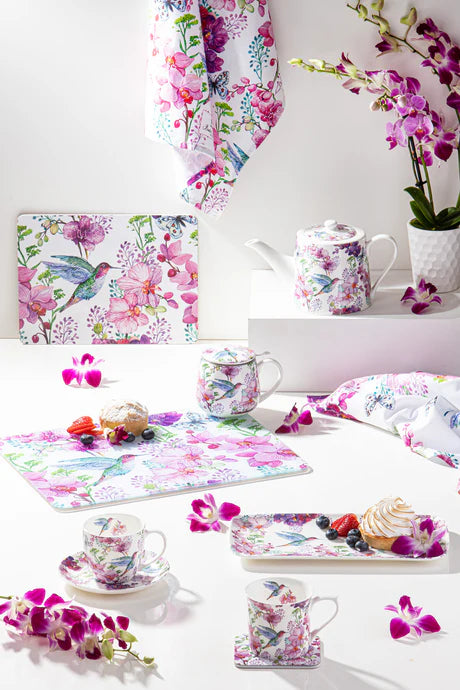Birds & Blooms Can Mug