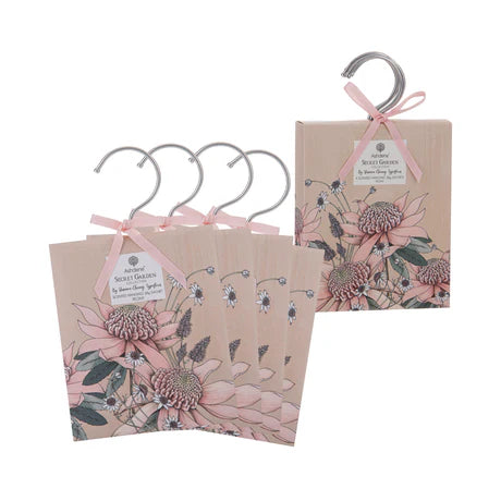Secret Garden 28g 4pk Peony Hang Scented Sachet