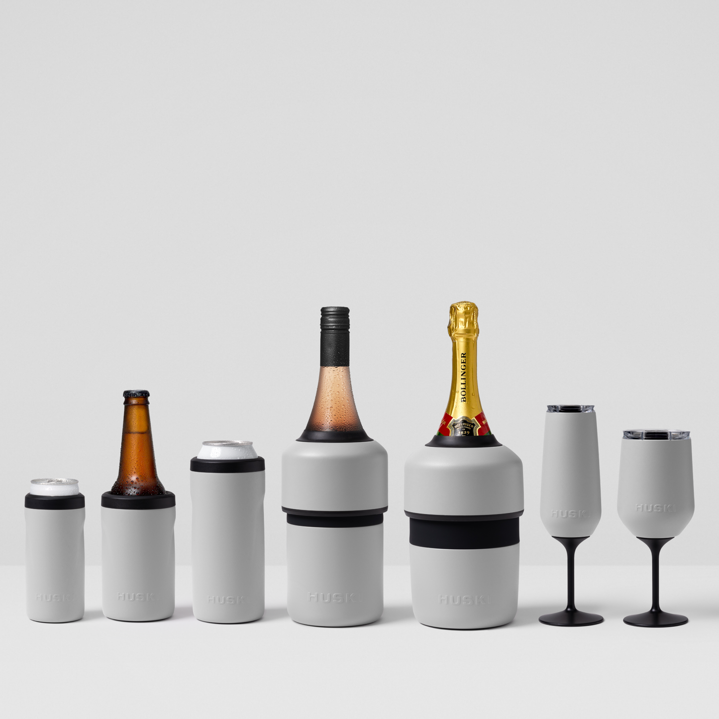 NEW: Huski Slim Can Cooler - Stone Grey
