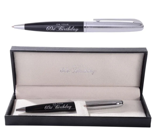 60TH BIRTHDAY BALLPOINT PEN