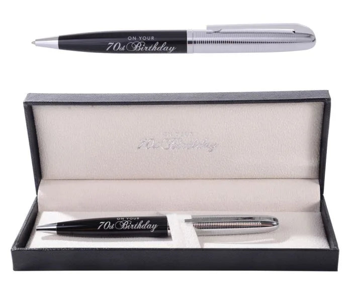 70TH BIRTHDAY BALLPOINT PEN