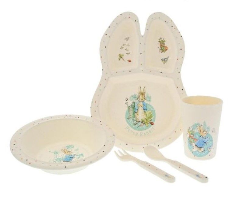 Beatrix Potter - Peter Rabbit 5pc Dinner Set