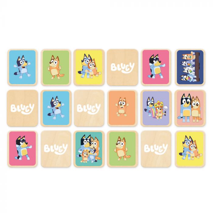BLUEY WOODEN MEMORY GAME