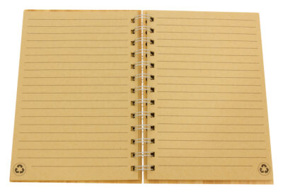 Bamboo Notebook Spiral Bound 180mm