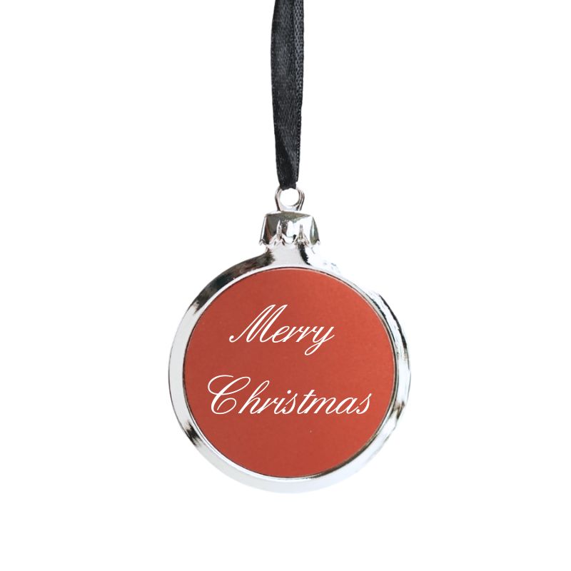 Corporate Bauble Ornaments - Engravable