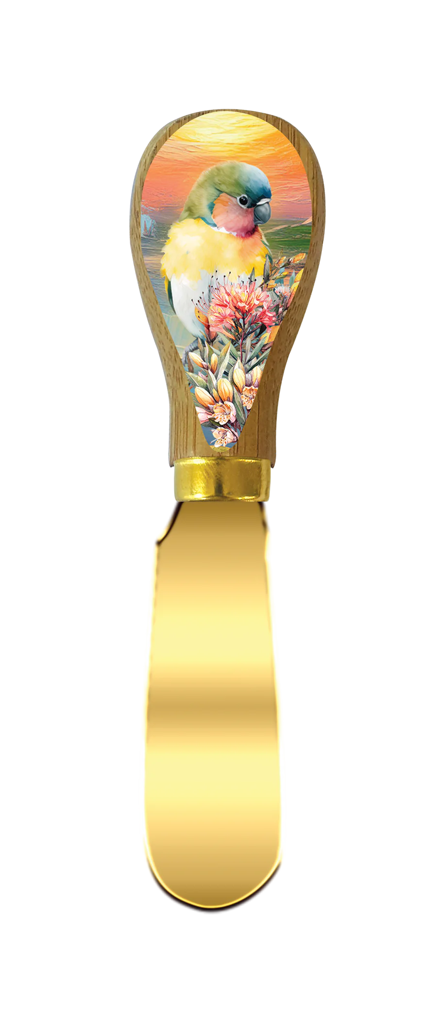 Cheese Knives with Bamboo Handles| Set of 2 | Lisa Pollock