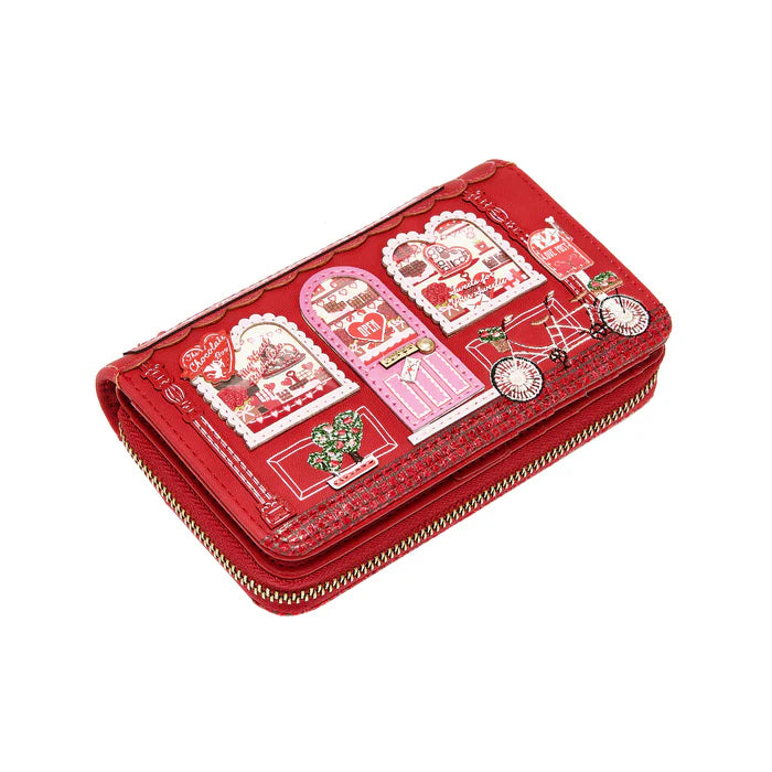 The Chocolate Box Medium Ziparound Wallet | Vendula London