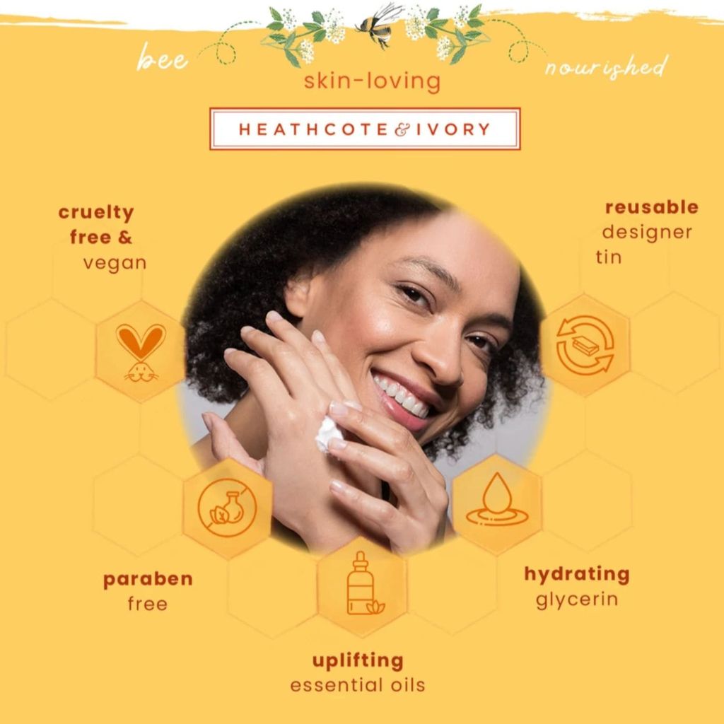 Busy Bees Hand Cream in Tin | Heathcote & Ivory