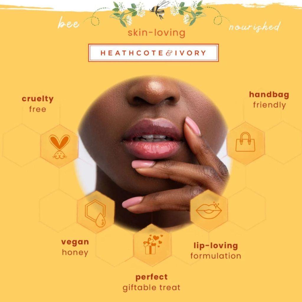 Busy Bees Vegan Honey Lip Butter | Heathcote & Ivory