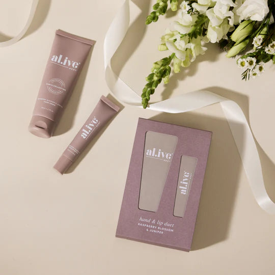 Hand & Lip Duet | Raspberry Blossom & Juniper | al.ive