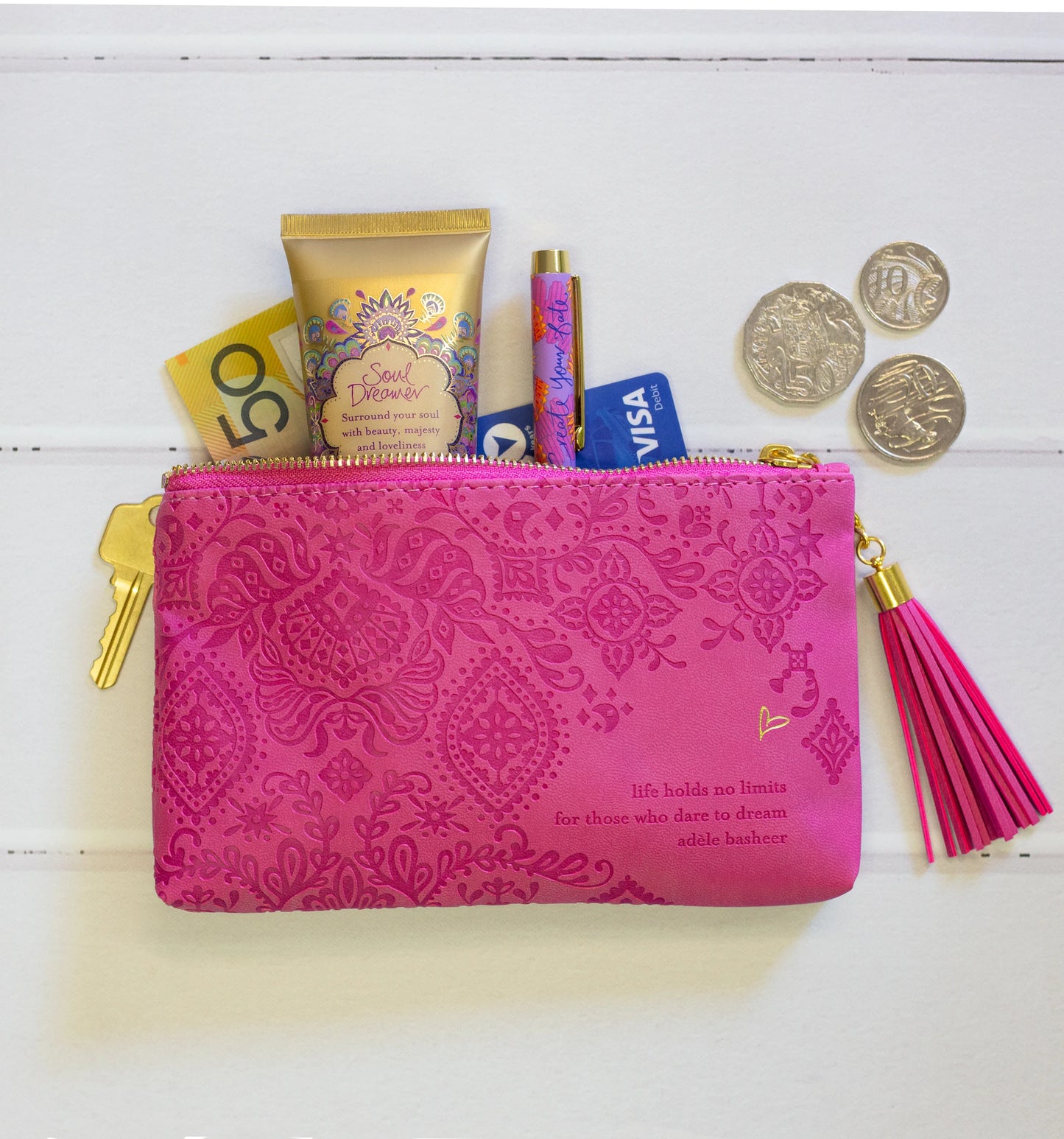 Dare to Dream Essentials Purse - Persian Pink