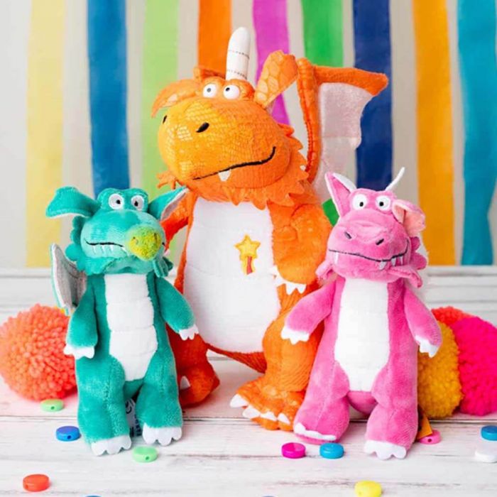 ZOG PINK DRAGON SOFT TOY