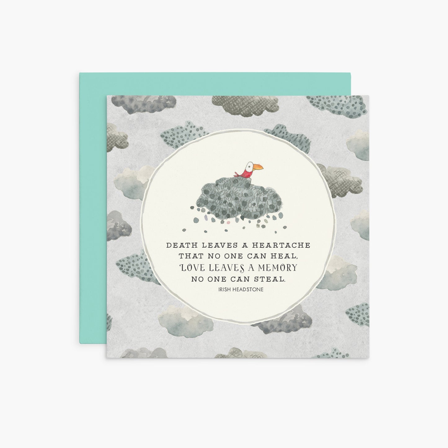 Death leaves a heartache... | Twigseeds Sympathy Card