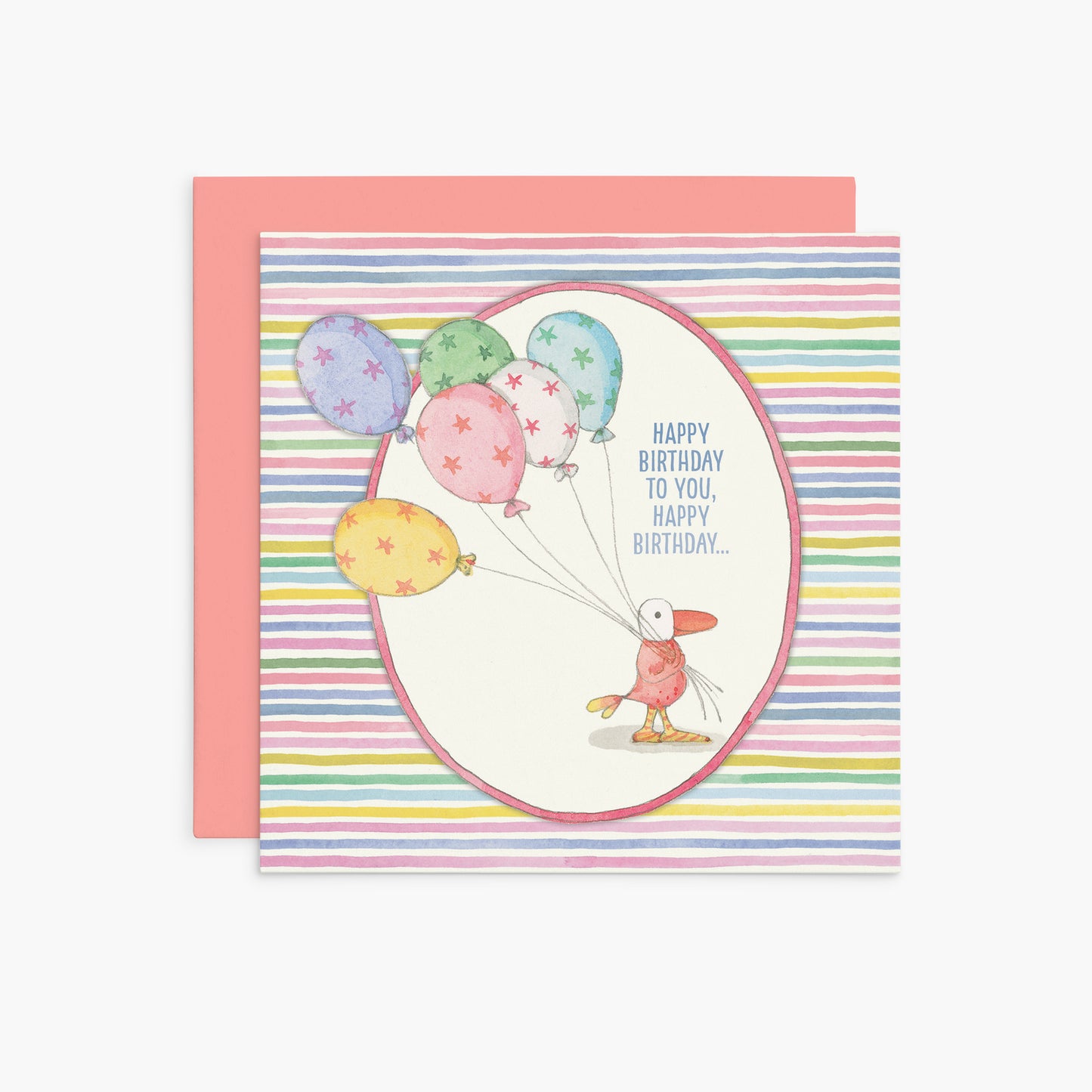 Happy Birthday. Balloons | Twigseeds Birthday Card