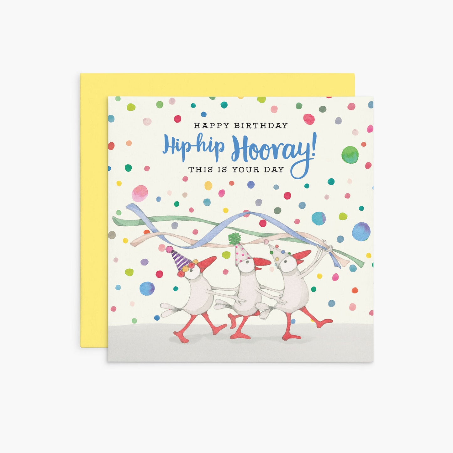 Hip-Hip Hooray! | Twigseeds Greeting Card