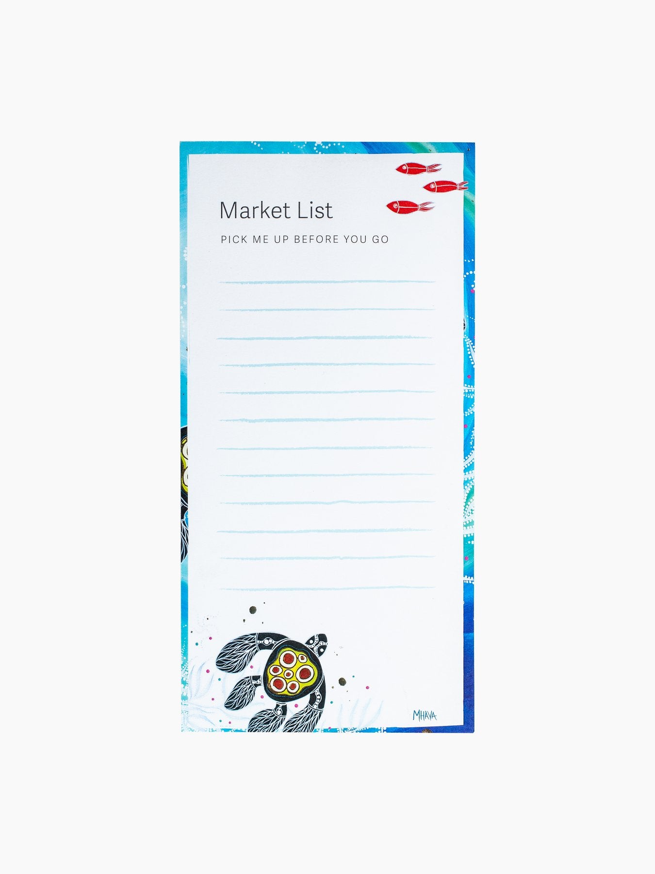 Koh Turtle Market (Shopping) List