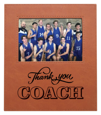 Engravable Leatherette Photo Frame