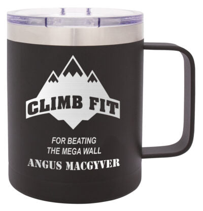 Double Wall Mug with Handle 400ml