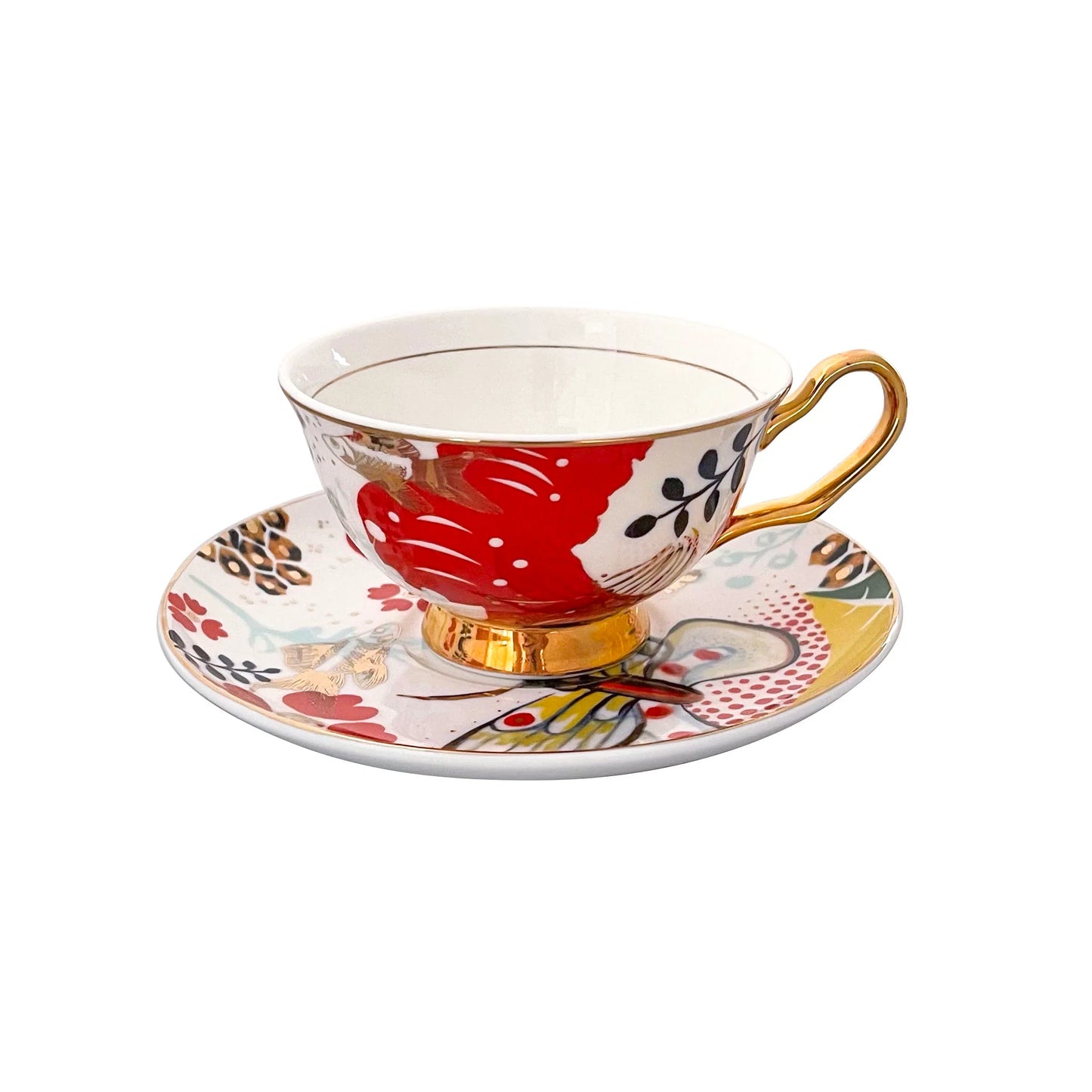 XL Butterfly Teacup and Saucer - 375ml