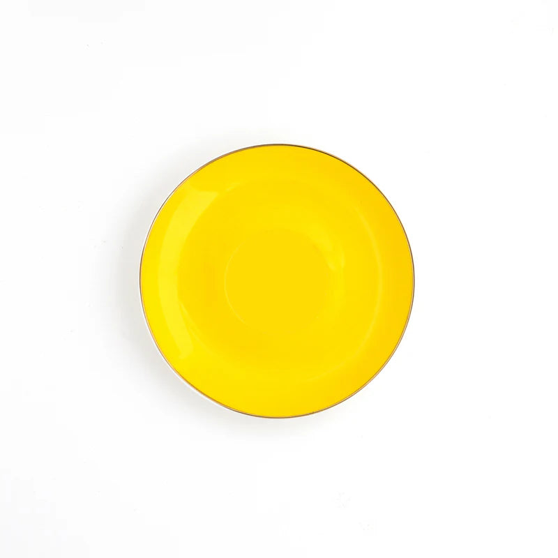 LyndalT - Yellow XL Teacup & Saucer 375ml