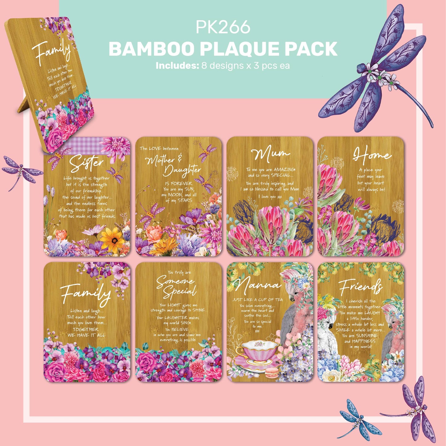 Bamboo Affirmation Plaques | Lisa Pollock