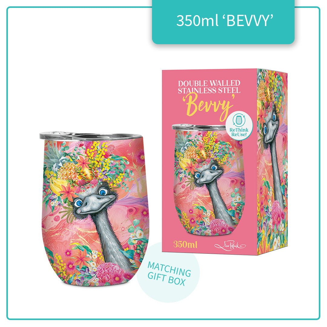 Stainless "Bevvys"/Tumblers | 350ml | Lisa Pollock