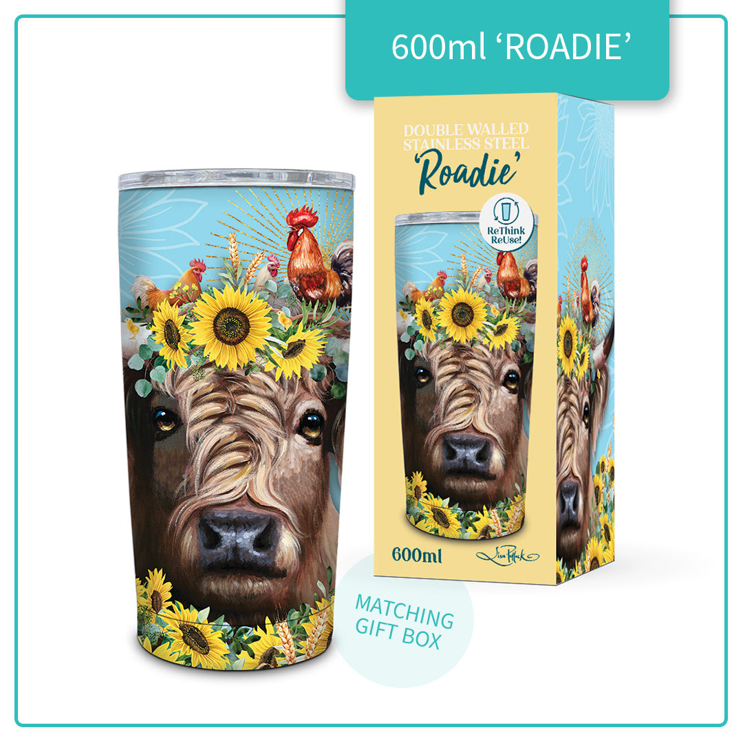 Stainless Steel Travel Mug | 600ml | Lisa Pollock