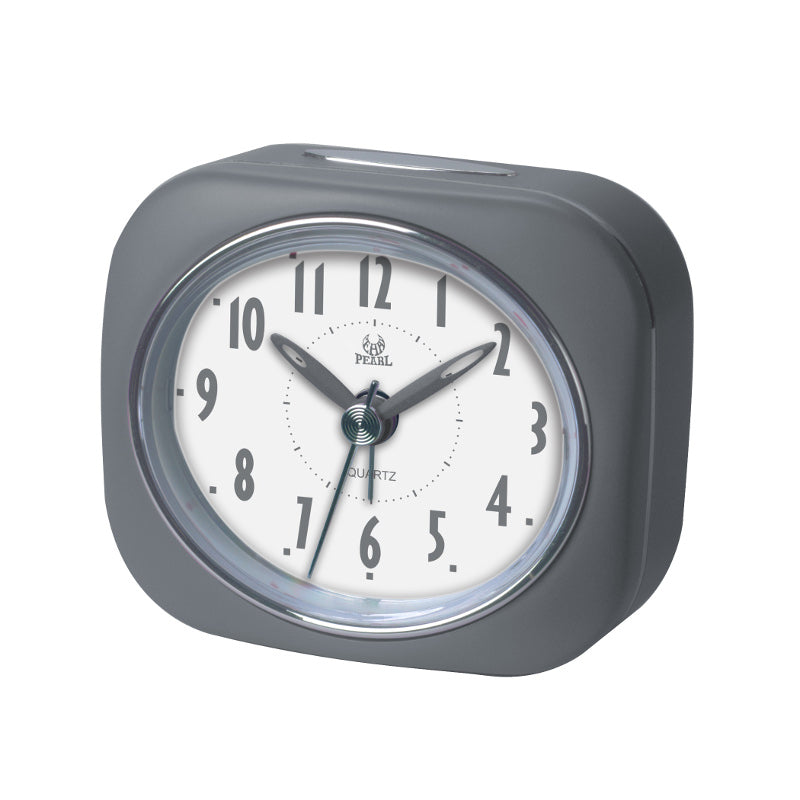 Retro Style Table Alarm Clock - Cool Grey