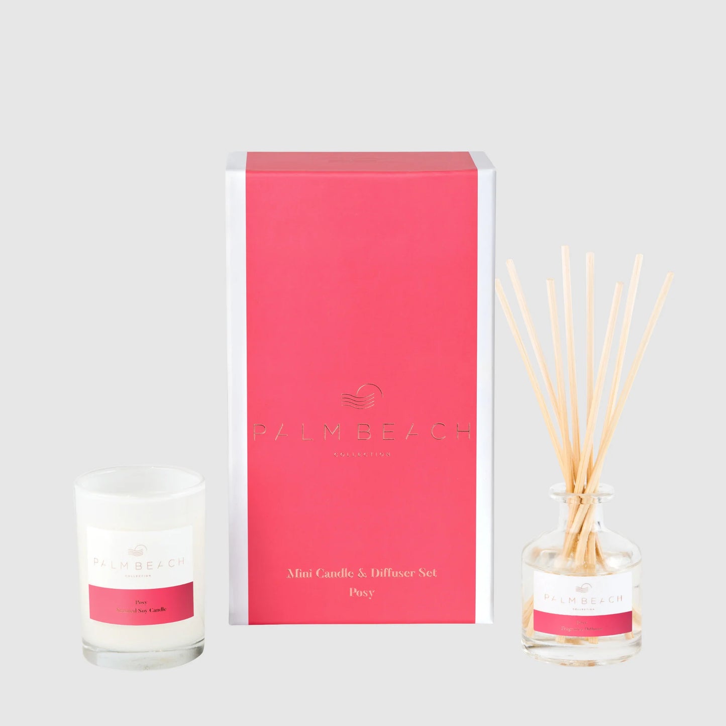 Posy Mini Candle & Reed Diffuser Gift Pack | Palm Beach