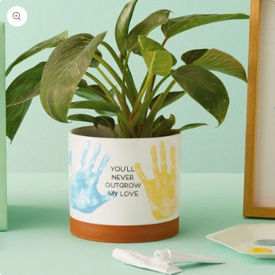Never Outgrow My Love Planter Handprint Kit | Hallmark