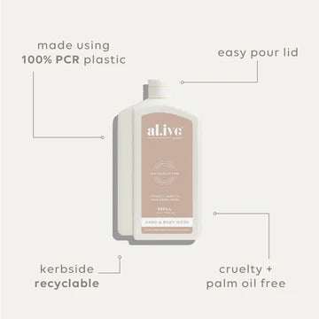 1 L Wash Refill | Apricot & Sweet Fig | al.ive